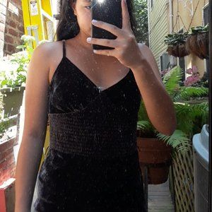 FANCY CHIC BROWN VELVET TOP *PARTY*